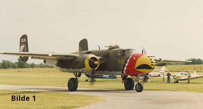 B25J of the 498th BS "Falcons",  345th BG, Okinawa, 1945. Olive Drab over Neutral Grey.