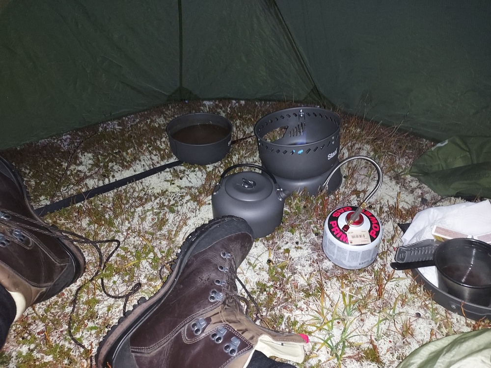 Søndags morgen, koke kaffe.